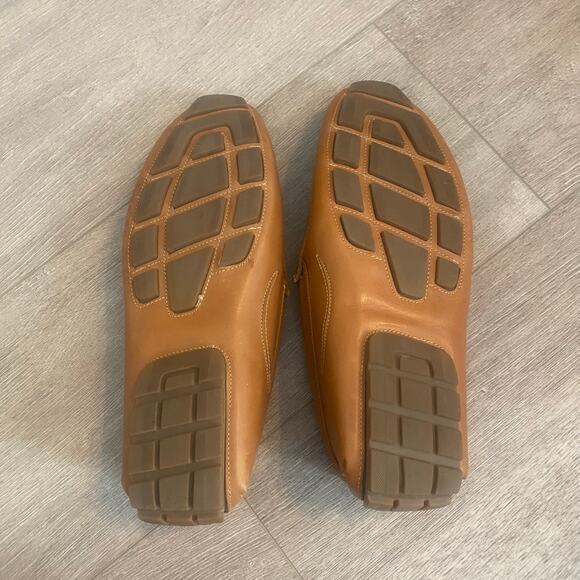 Donald Pliner Damiano Woven Moc Toe Loafer Slip On‎ Leather Saddle Size 10 New - Picture 6 of 7